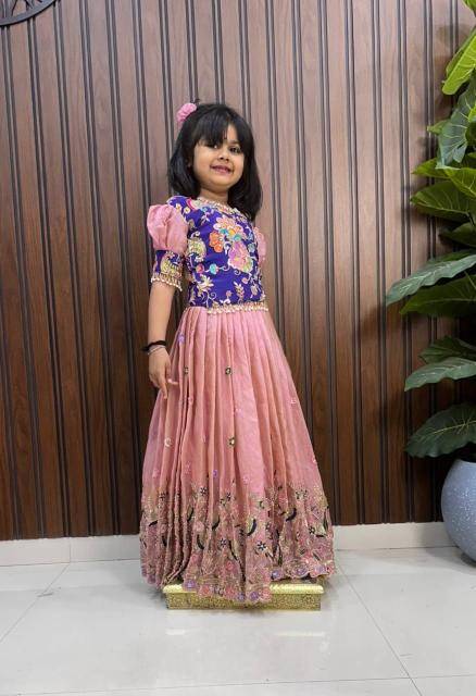 kids lehenga frendy silk Children clothing market in Hyderabad